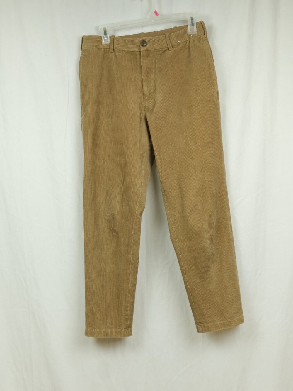 Uniqlo Smart Ankle Pants Corduroy Tan Casual Trousers Size S